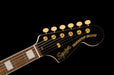 Fender Limited Edition Paranormal Troublemaker Telecaster Deluxe Parchment Pickguard Gold Hardware Black Headstock Front