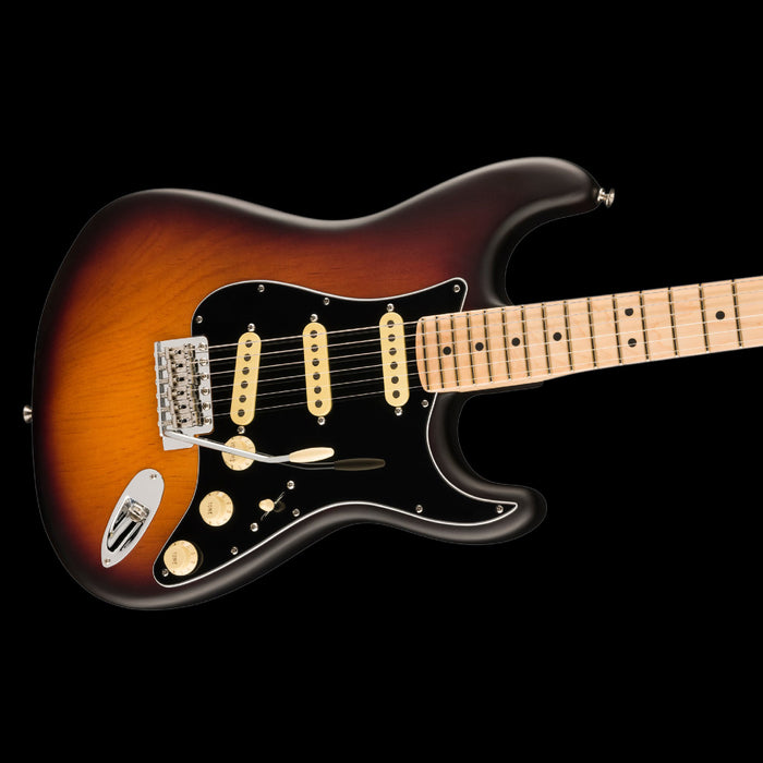 Fender Limited Edition American Performer Timber Stratocaster Sugar Pine 2-Color Sunburst Front Angle