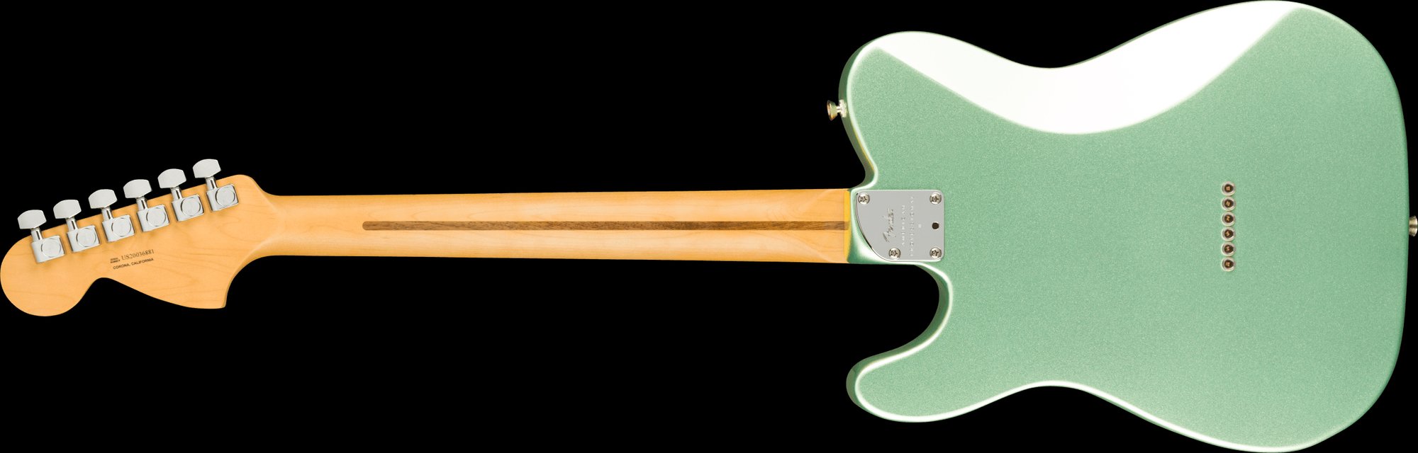 Fender American Professional II Telecaster Deluxe Mystic Surf Green Electric Guitar