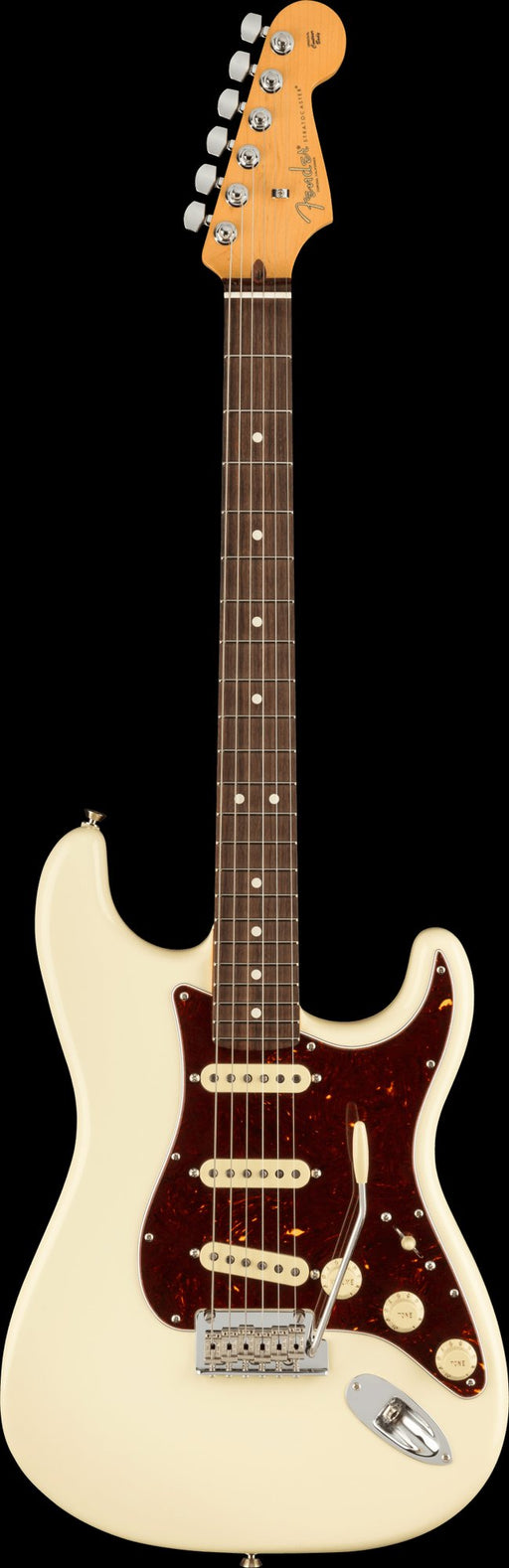 Fender American Professional II Stratocaster Rosewood Fingerboard Olympic White Electric Guitar With Case