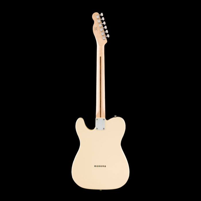 Squier Affinity Series Telecaster Thinline Laurel Fingerboard Black Pickguard Olympic White Back