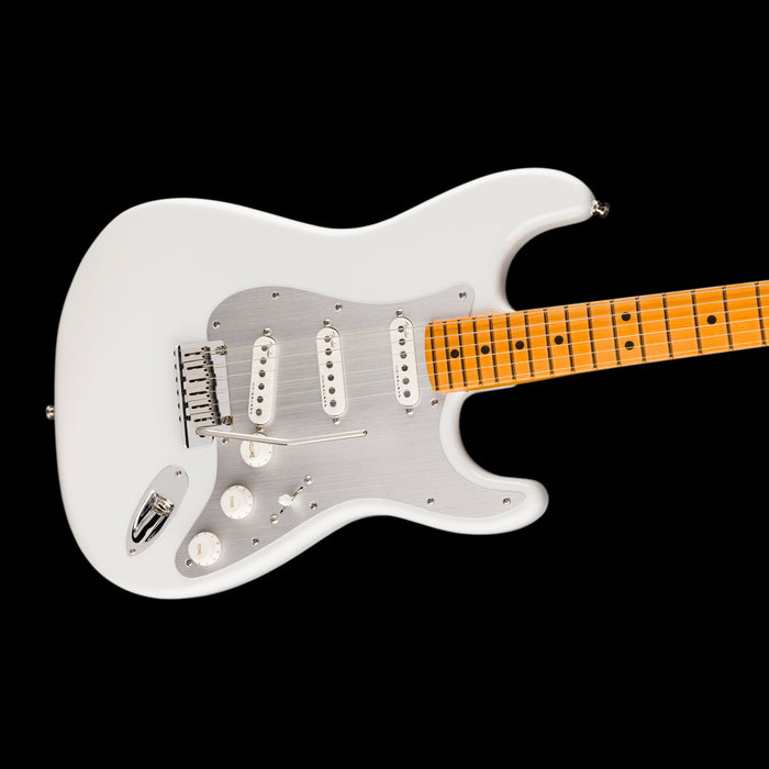 Fender American Ultra II Stratocaster Maple Fingerboard Avalanche Front Angle