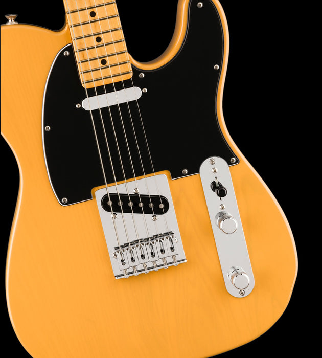 Fender Player II Telecaster Maple Fingerboard Butterscotch Blonde (Chambered) Front Body