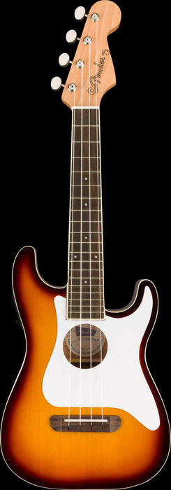 Fender Fullerton Strat Concert Uke Sunburst Front