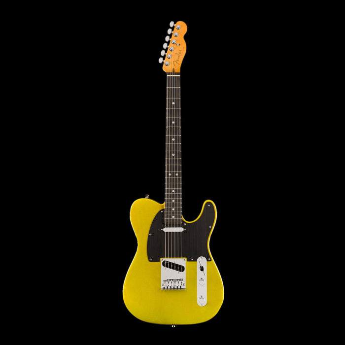 Fender American Ultra II Telecaster Ebony Fingerboard Solar Flare With Case Front