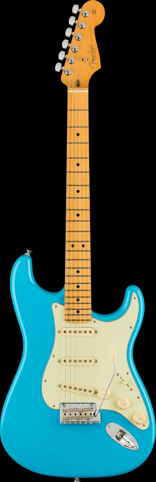 Fender American Professional II Stratocaster Maple Fingerboard Miami Blue Electric Guitar With Case