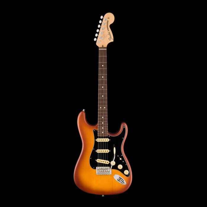 Fender American Performer Spruce Stratocaster Rosewood Fingerboard Honey Burst With Gig Bag Front