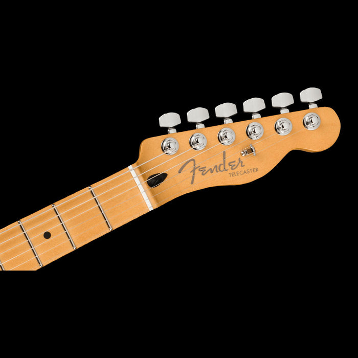 Fender Player Plus Nashville Telecaster Maple Board Butterscotch Blonde Headstock