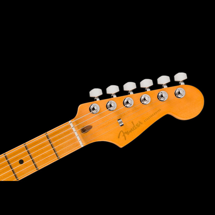 Fender American Ultra II Stratocaster Maple Fingerboard Avalanche Headstock