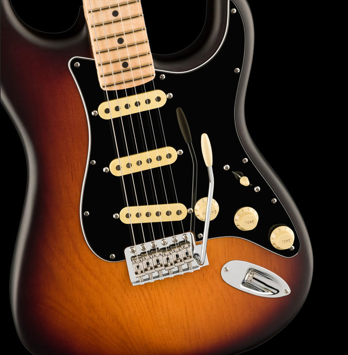 Fender American Performer Pine Stratocaster Maple Fingerboard 2-Color Sunburst With Gig Bag Front Body