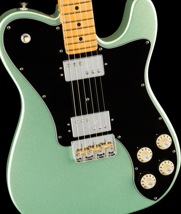 Fender American Professional II Telecaster Deluxe Mystic Surf Green Electric Guitar