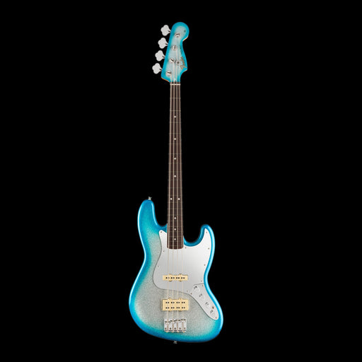 Fender Limited Player Plus x Blu DeTiger Jazz Bass Sky Burst Sparkle (Chambered) With Gig Bag Front