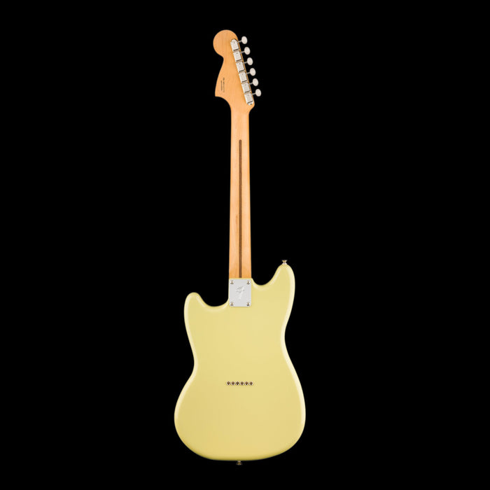 Fender Player II Mustang Maple Fingerboard Hialeah Yellow Back