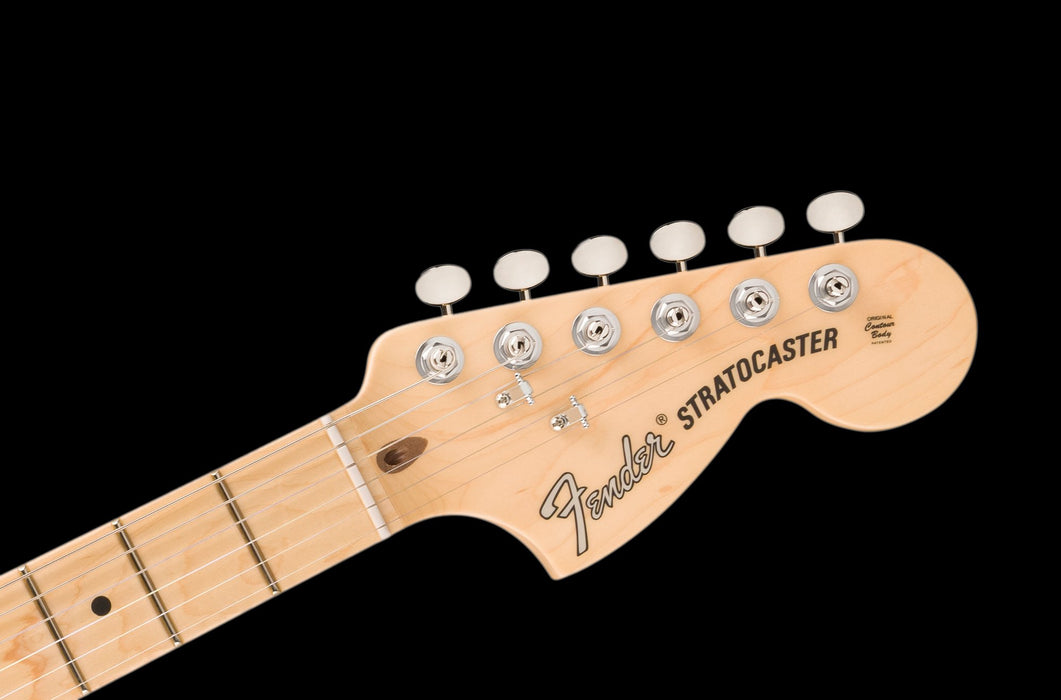 Fender American Performer Pine Stratocaster Maple Fingerboard 2-Color Sunburst With Gig Bag Headstock Front