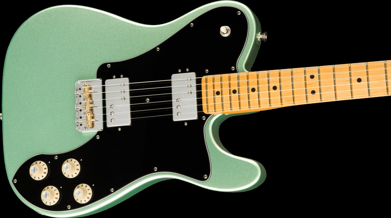 Fender American Professional II Telecaster Deluxe Mystic Surf Green Electric Guitar