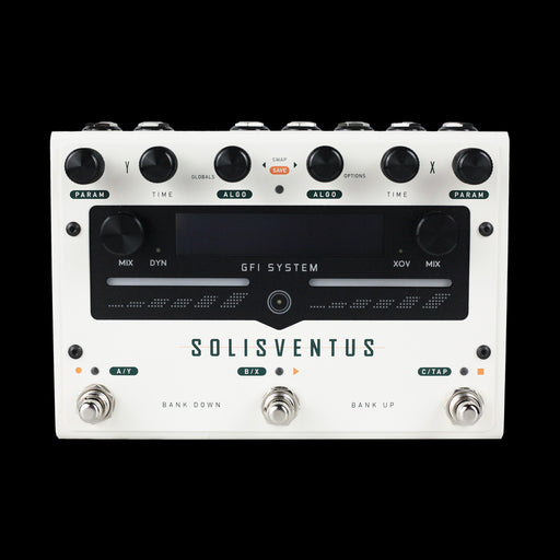 GFI System Solis Ventus Stereo Dual Engine Delay/Reverb Pedal Front