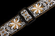 Levy's M8HT-13 2" Wide Jacquard Guitar Strap Detail