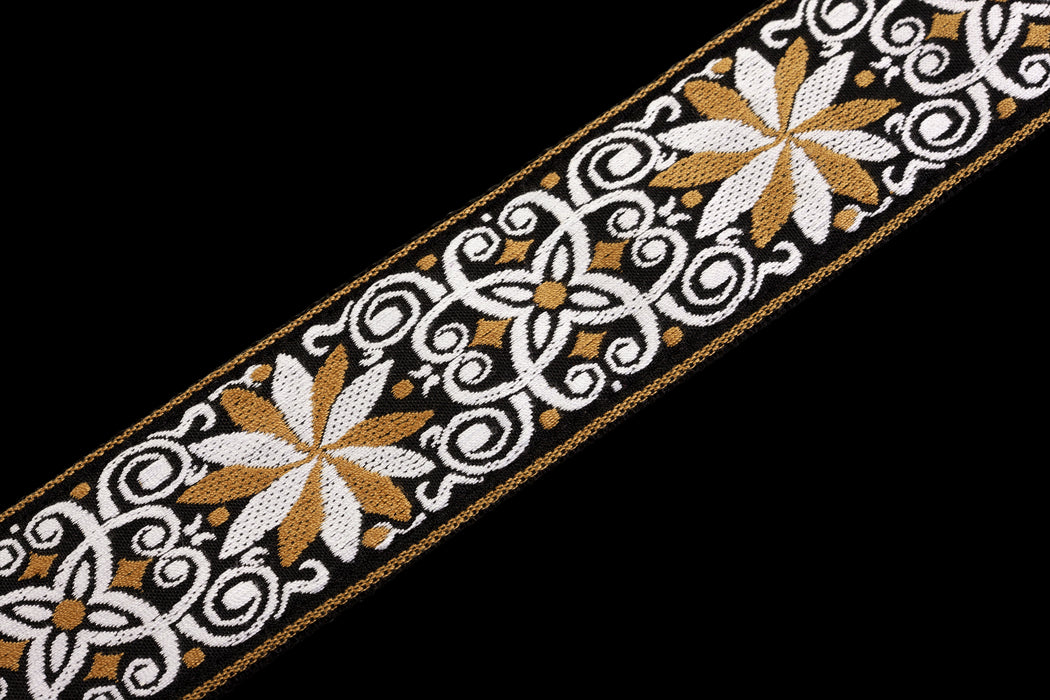 Levy's M8HT-13 2" Wide Jacquard Guitar Strap Detail Closer