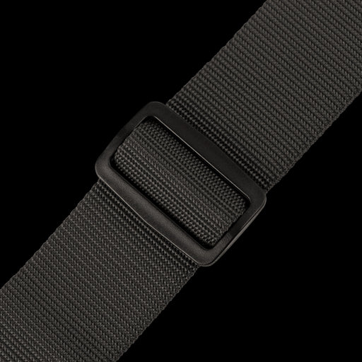 Levy's M8POLY-BLK 2" Wide Black Polypropylene Guitar Strap Closeup