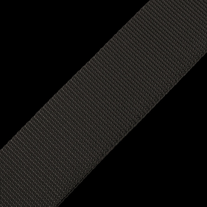 Levy's M8POLY-BLK 2" Wide Black Polypropylene Guitar Strap Detail