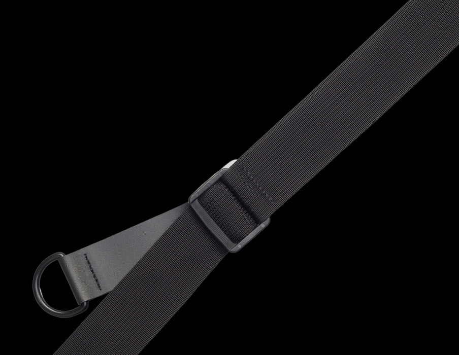 Levy's MRHSS-BLK 3" Wide RipChord Guitar Strap Detail