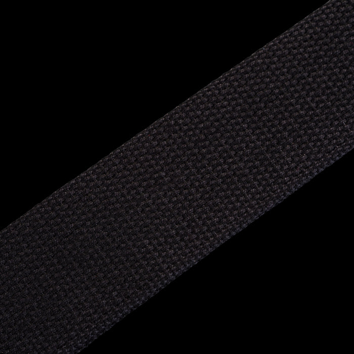 Levy's MSSC8-BLK 2" Wide Black Cotton Guitar Strap Detail