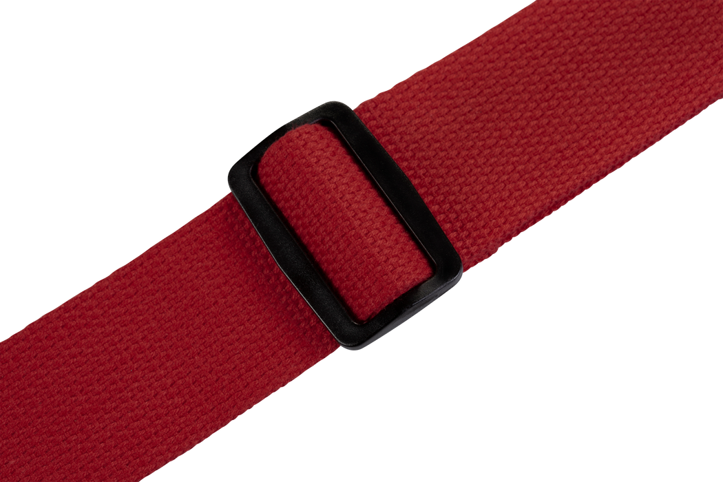 Levy's MSSC8-RED 2" Wide Red Cotton Guitar Strap