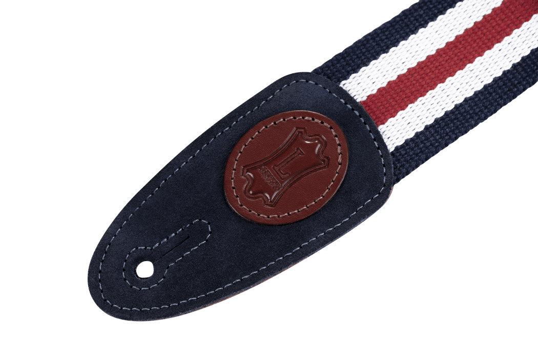 Levy's MSSC8-RWB 2" Wide Red White And Blue Cotton Guitar Strap