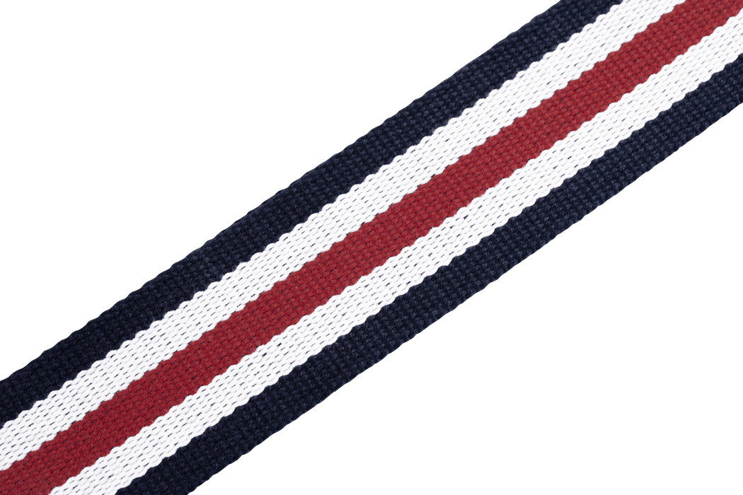 Levy's MSSC8-RWB 2" Wide Red White And Blue Cotton Guitar Strap