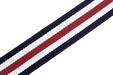 Levy's MSSC8-RWB 2" Wide Red White And Blue Cotton Guitar Strap