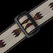 Levy's MSSN80-TAN 2" Wide Tan Woven Guitar Strap Detail Buckle