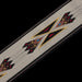 Levy's MSSN80-TAN 2" Wide Tan Woven Guitar Strap Detail 