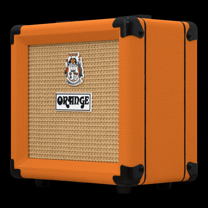 Orange PPC108 1x8" 20-watt 8-ohm Closed Back Guitar Amp Cabinet Front Angle