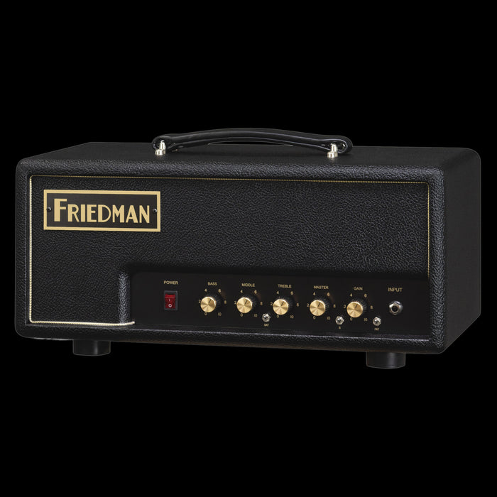 Friedman Pink Taco V2 20-watt Guitar Amp Head Front Angle Right