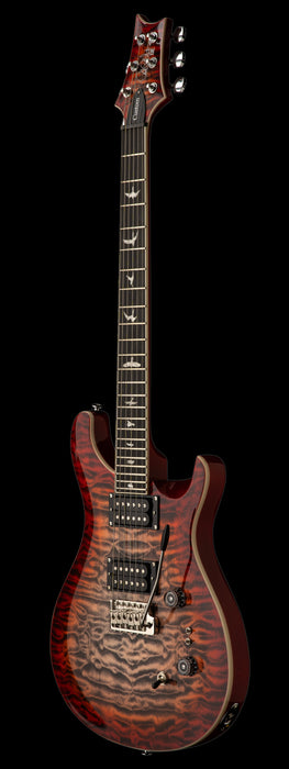 PRS SE Custom 24-08 Quilt package Charcoal Cherry Burst 3/4