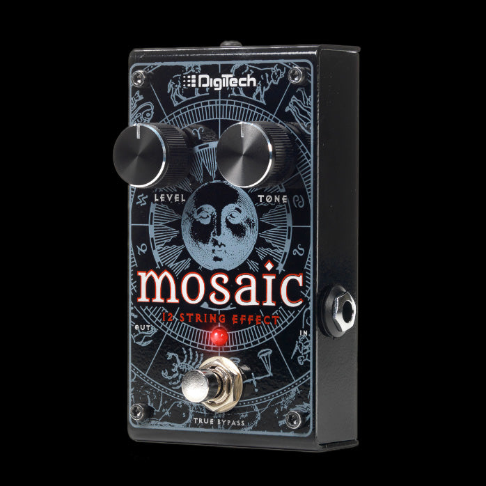 DigiTech Mosaic Polyphonic 12-String Effect Pedal Guitar Effect Pedal Front Left Angle