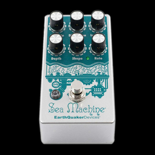 EarthQuaker Devices Sea Machine V3 Mega Chorus Pedal Version 3 Front Tilt