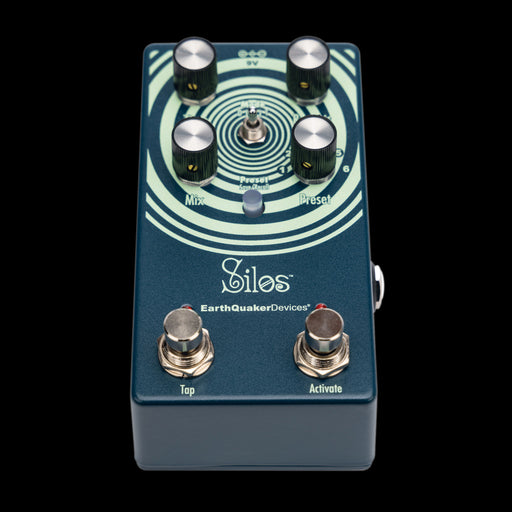 EarthQuaker Devices Silos Multi-Generational Time Reflection Device Delay Pedal Front Tilt