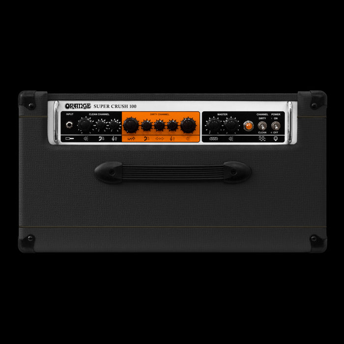 Orange Crush Super 100 1x12" Black Guitar Amp Combo Top