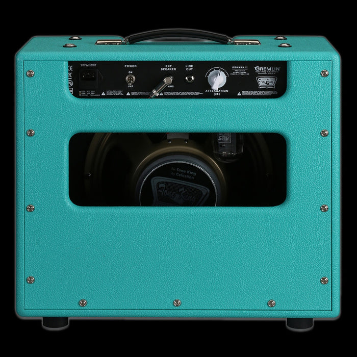 Tone King Gremlin Turquoise Back