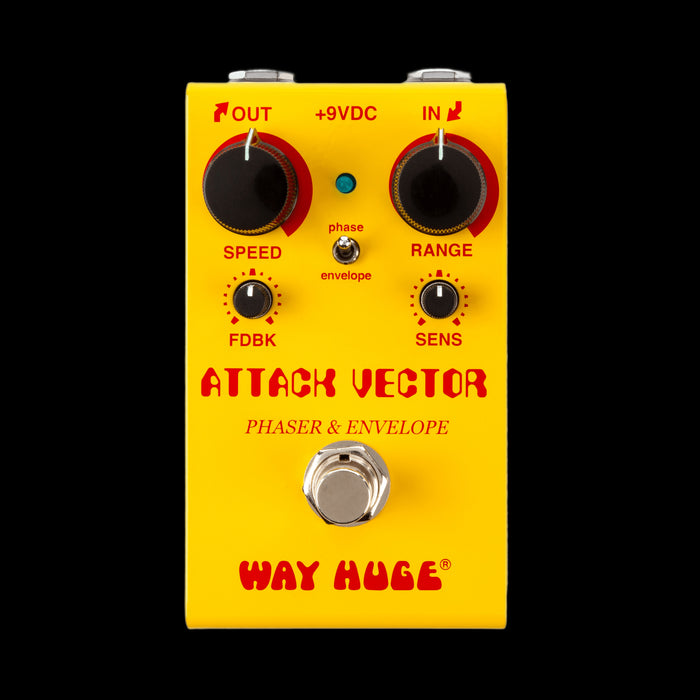 Way Huge Smalls WM92 Attack Vector Phaser & Envelope Pedal Front