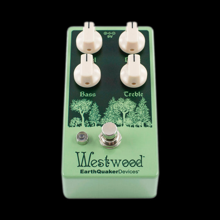 EarthQuaker Devices Westwood Translucent Drive Manipulator Guitar Pedal Front Angle