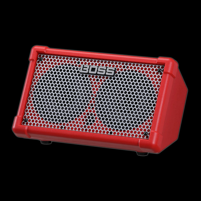 Boss Cube Street II Battery-Powered Stereo Guitar Amp Combo - Red Front Closer