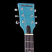 Eastwood Airline Bighorn Electric Guitar  - Metallic Blue Headstock Front