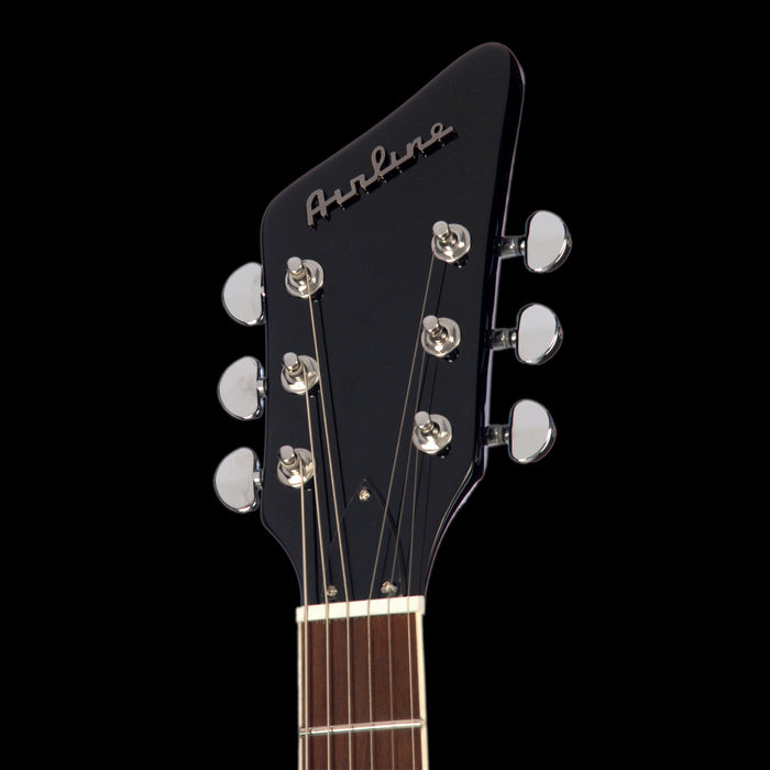 Eastwood Airline Jetson Jr 2P - Black Headstock Front