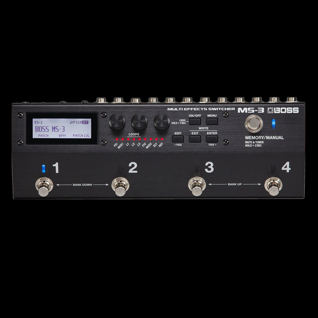 Boss MS-3 Multi Effect Guitar Pedal Switcher — Truetone Music