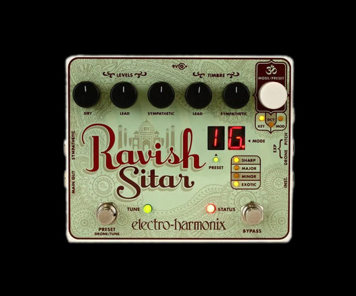 Electro-Harmonix Ravish Sitar Emulation Pedal Large Crop Front