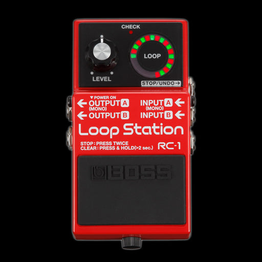 Boss RC-1 Loop Station Looper Guitar Effect Pedal Front