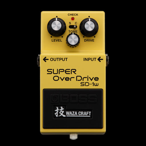 Boss SD-1W Waza Craft Super Overdrive Guitar Effect Pedal Front