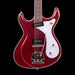 Eastwood Sidejack Deluxe Baritone Electric Guitar - Red Front Crop